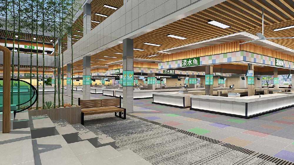 重庆市渝西国际新建农贸市场采买蔬菜农药残留检测仪